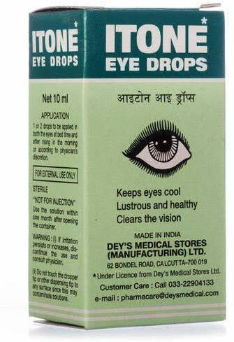 Orginal Itone Eye Drops Ayurvedic Eyes Conjunctvitis Clear Vision10ml