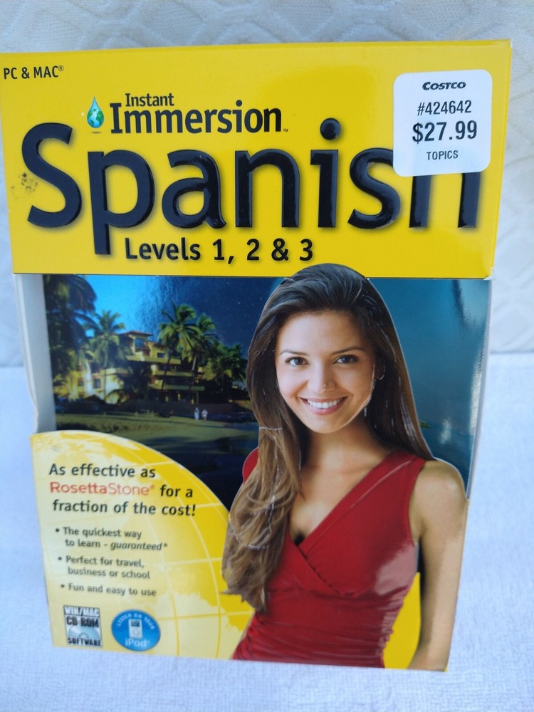 Instant Immersion Spanish Language Learning Program. Topics. New in box