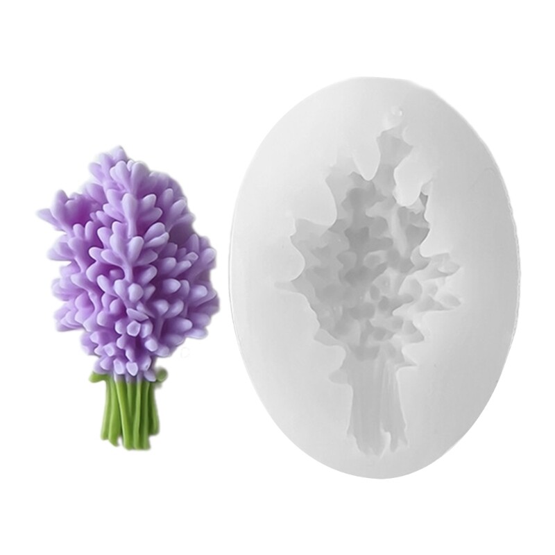 Flexible Lavender Scented Hangings Silicone Mold for Artistic Pendant Projects