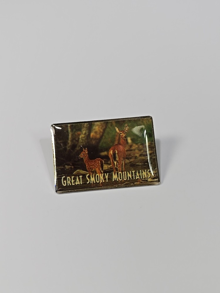 Great Smoky Mountains Deer Souvenir Lapel Pin