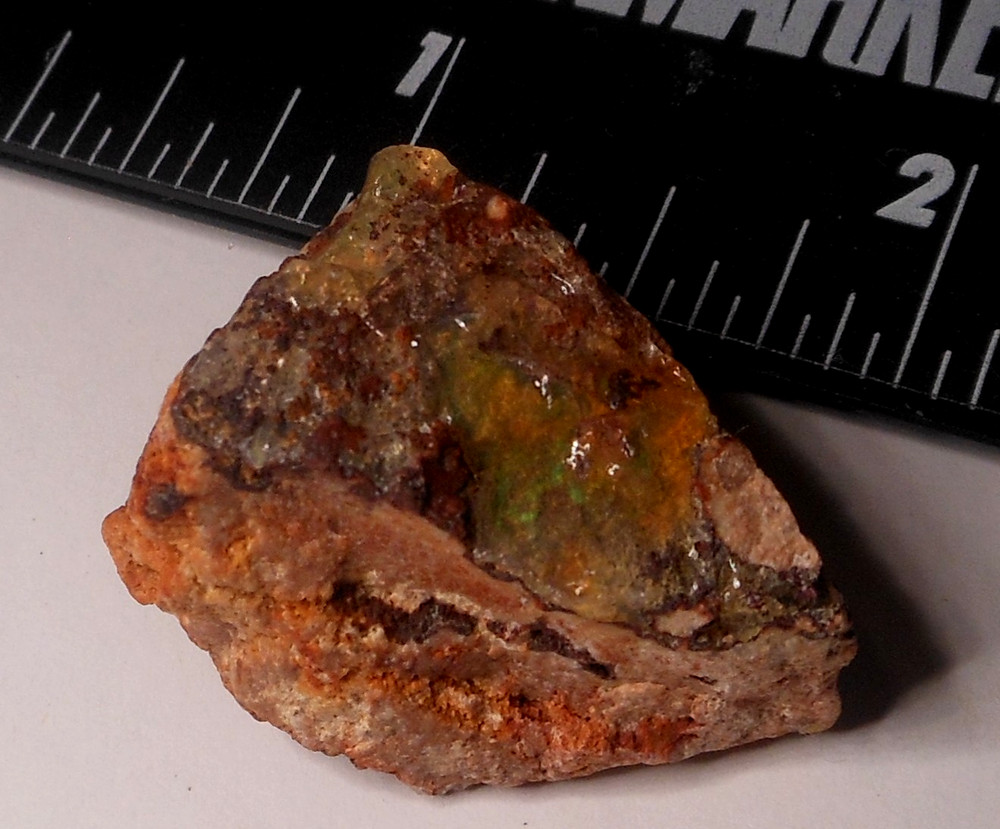 53ct Mexican Fire Opal Specimen Rough for Polishing