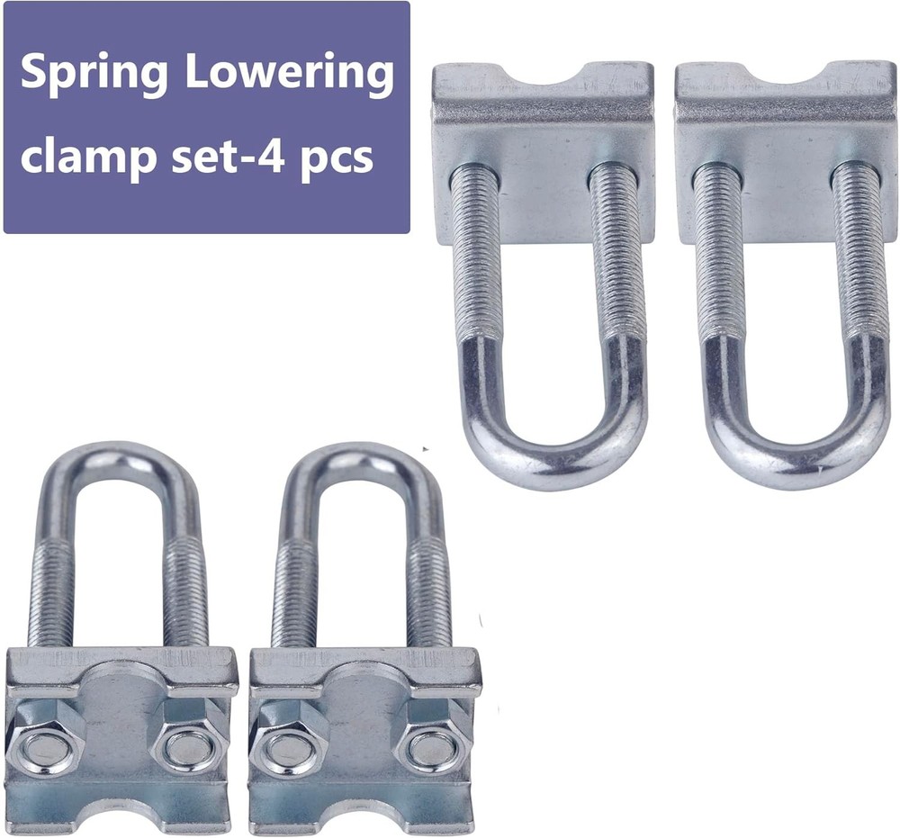 Adjustable Coil Spring Lowering-Leveling Clamp Kit 4 Coil Spring Stabilizes