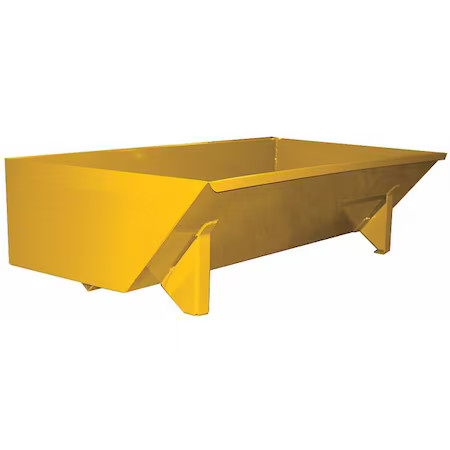 Self-Dumping Hopper, 13.5 Cu. Ft. Cap.,  5055Lpyellow
