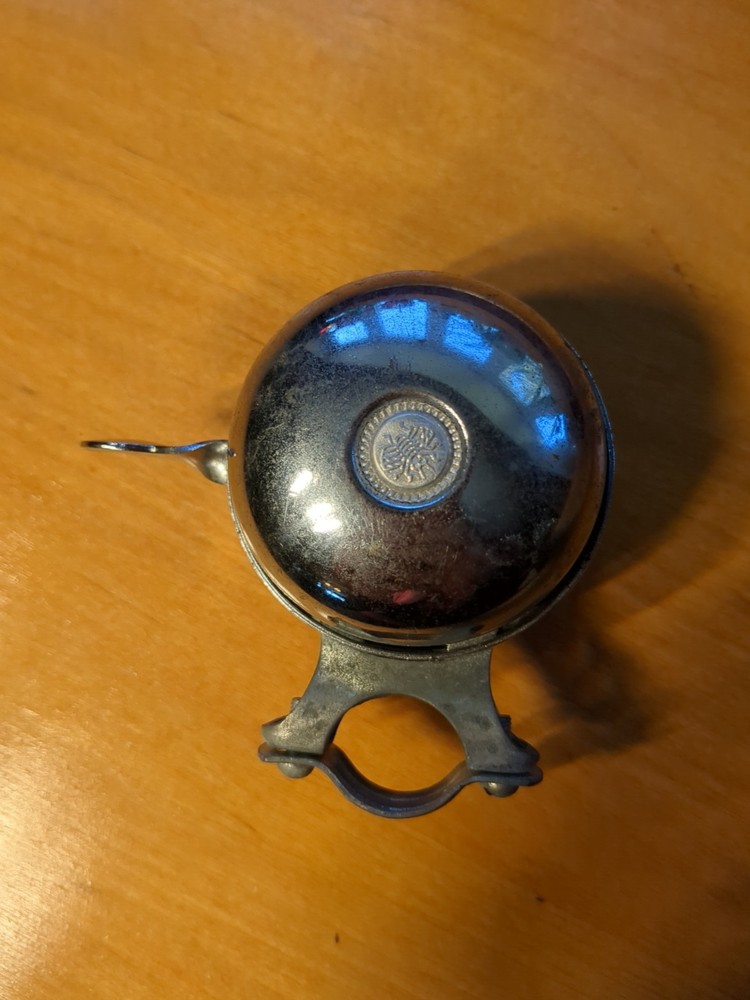 Vintage Bee Brand Bicycle Bell Double Sided Handlebar Mount