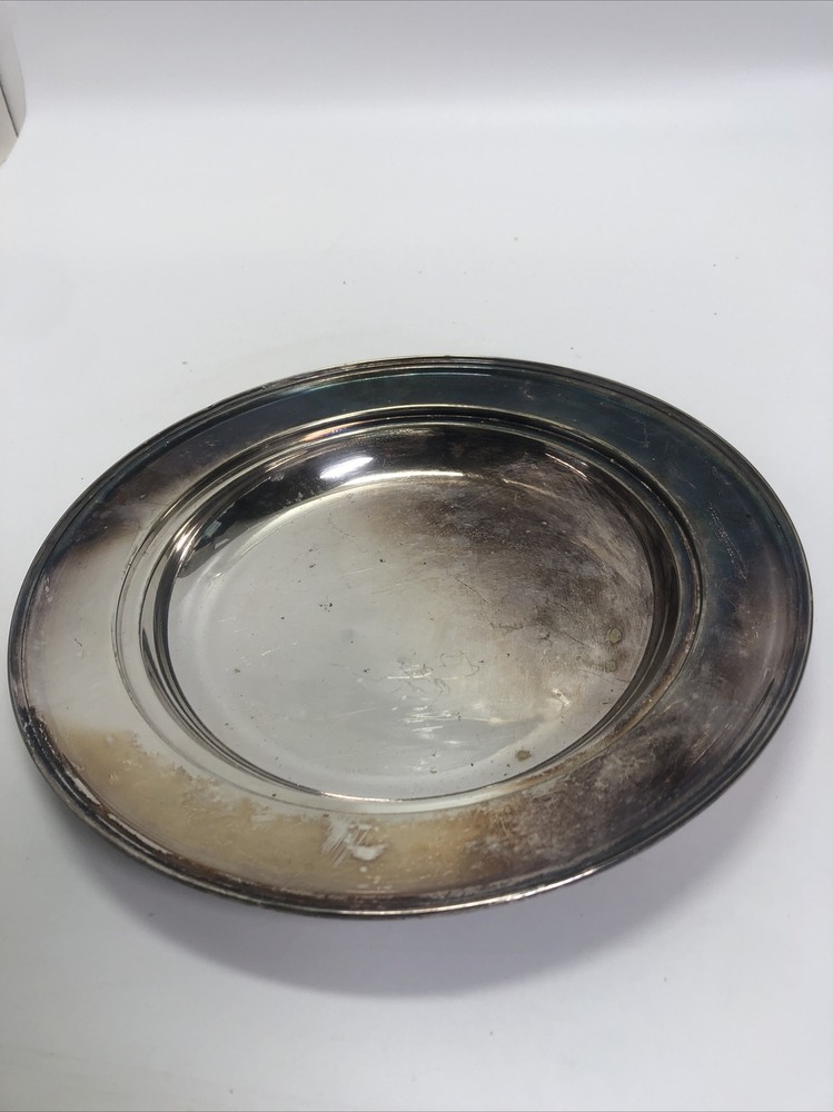 Silver Plate Serving Dish with Makers