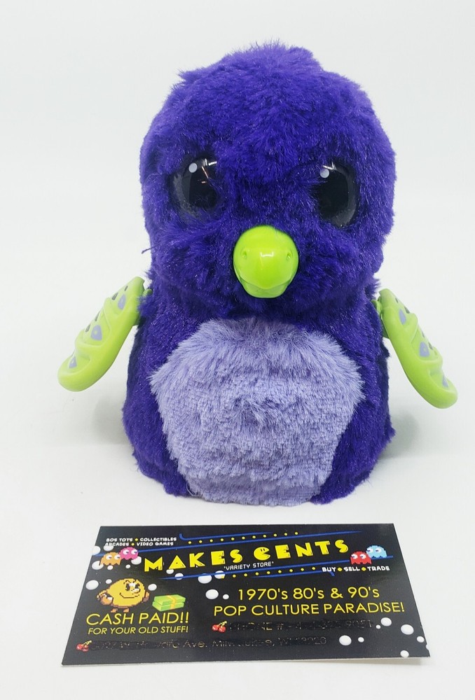Spin Master Hatchimals DRAGGLE - Purple And Green - Figure - NICE!