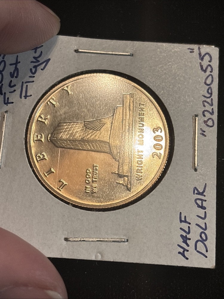 2003 First Flight Half Dollar “0226055” Proof Wright Monument 50c