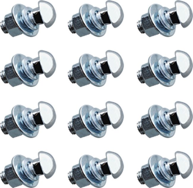 12 Bumper Bolts (Key Parts # BBC4787)
