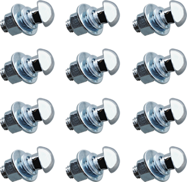 12 Bumper Bolts (Key Parts # BBC4787)