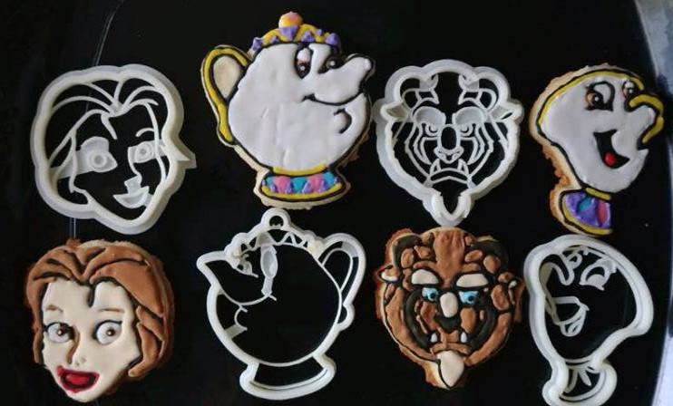 Beauty And The Beast Cookie Cutters