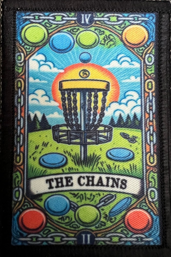 Disc Golf Tarot Morale Patch Tactical Military Army USA Disk Golfer