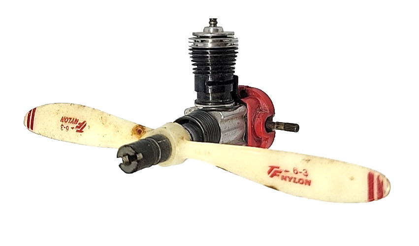 Vintage Cox 0.49 Model Airplane Engine small