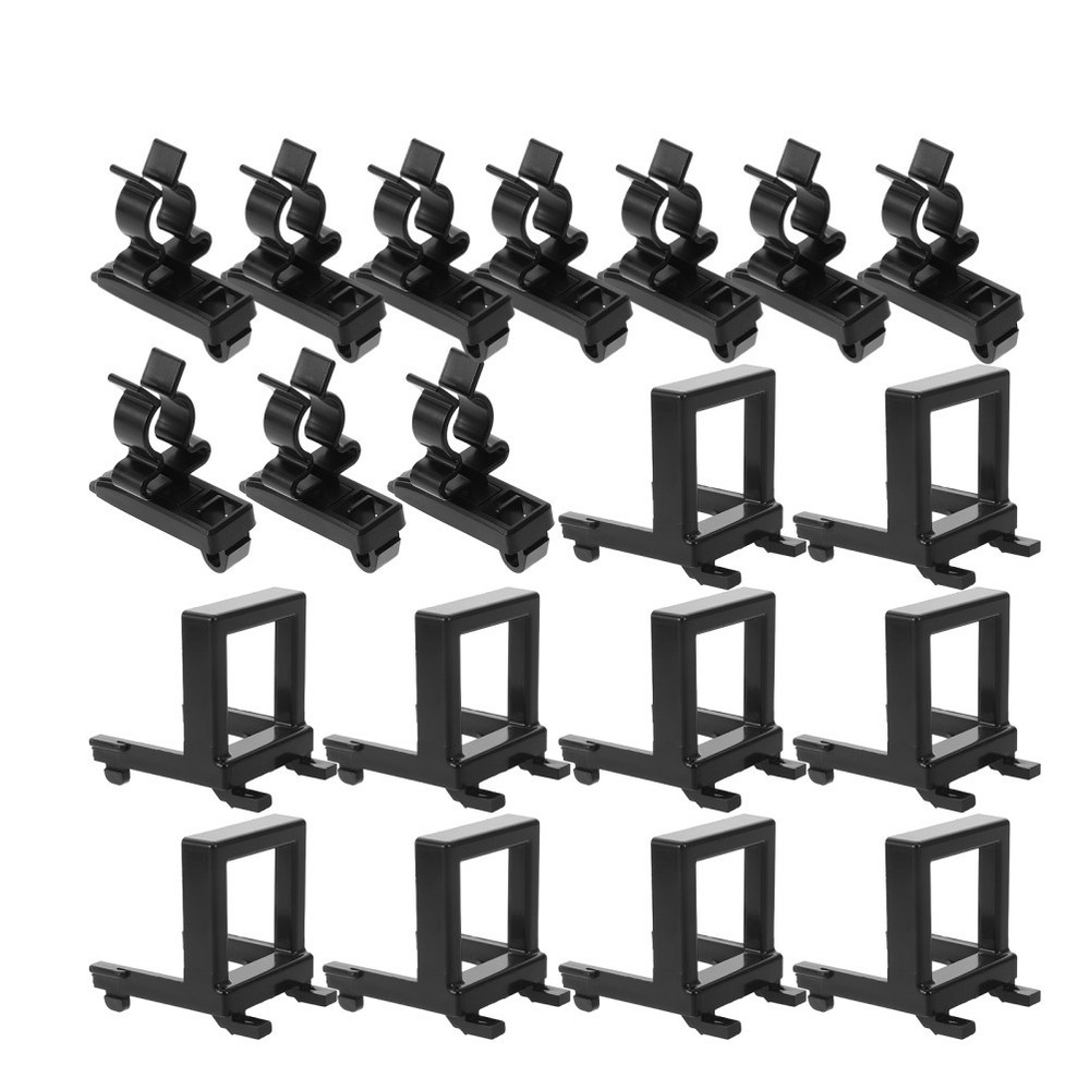 20 Pcs Car Beauty Hook Peg Board Accessories Garage Pegboard Tool Organizer