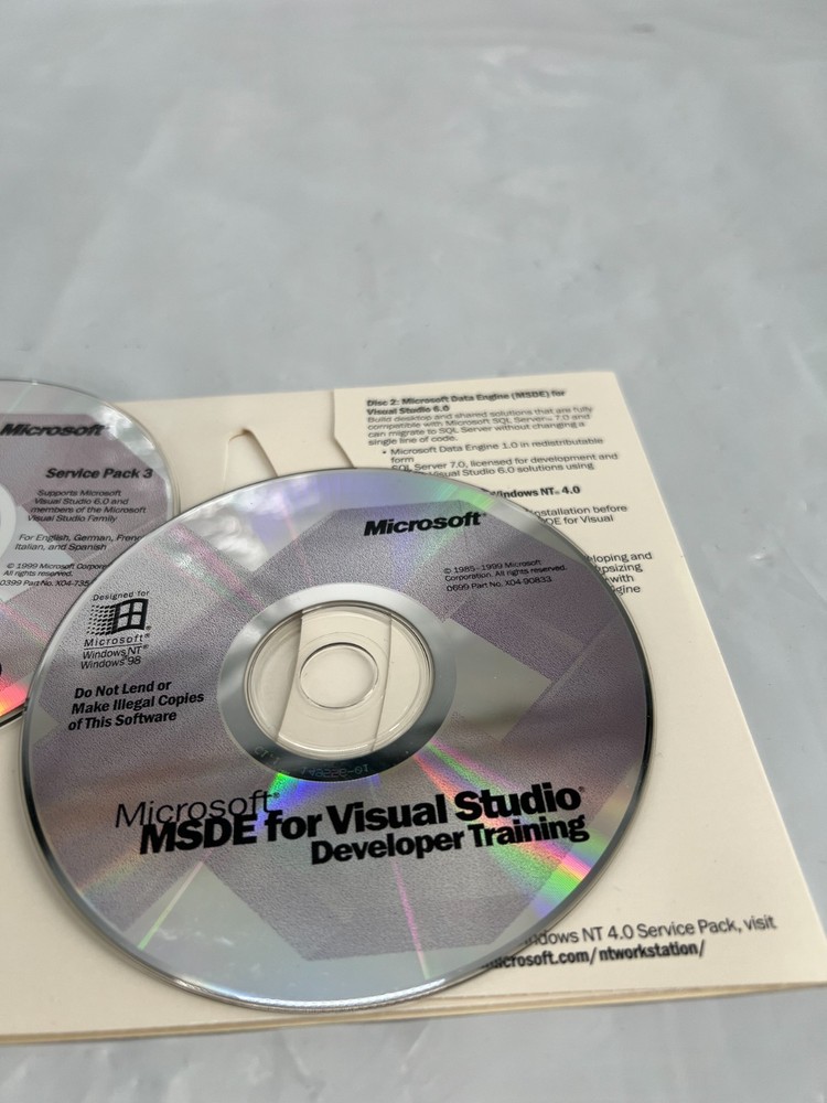 Microsoft Visual Studio 6 6.0 Plus Pack