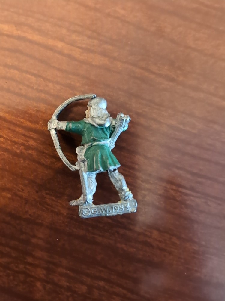 Warhammer Fantasy Metal Archer Rare Old