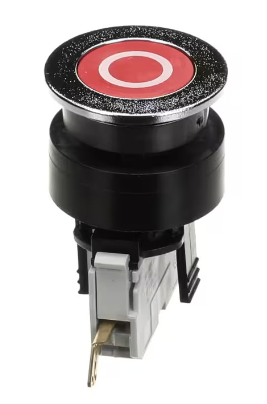 Robot Coupe 33D01, Switch Assembly, Push Button, Red