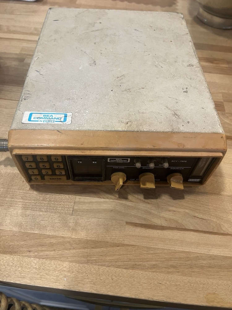 Vintage Sea Command Marine Radio Untested