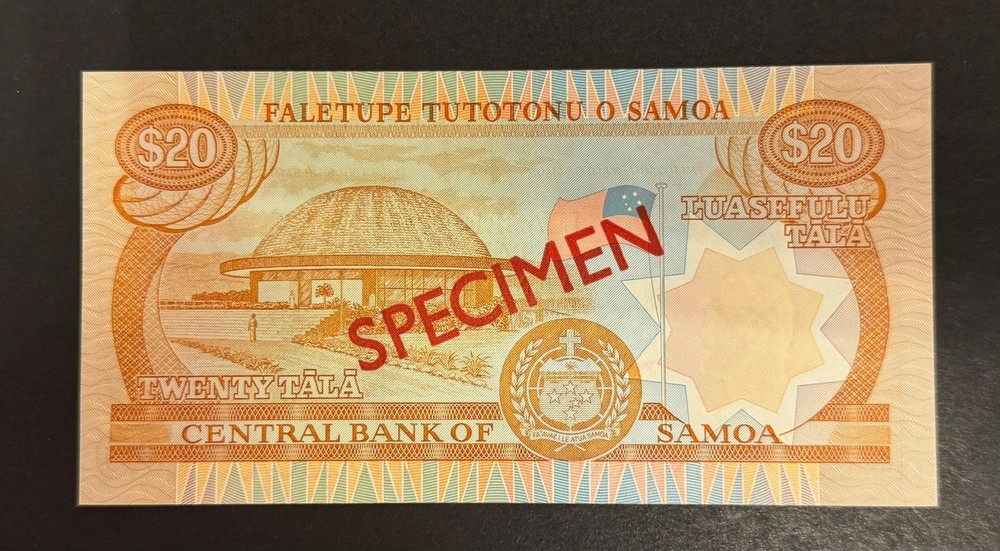 Samoa 20 Tala 1985 Specimen UNC & 196