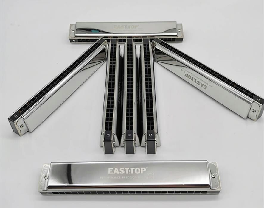 EASTTOP polyphonic harmonica 7 Sets 24-hole for Beginner Adult Student Harmonica