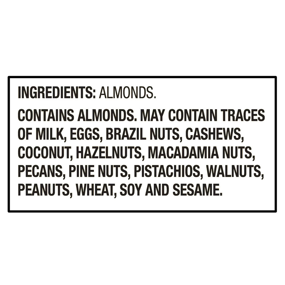 Great Value Whole Natural Almonds, 14 oz