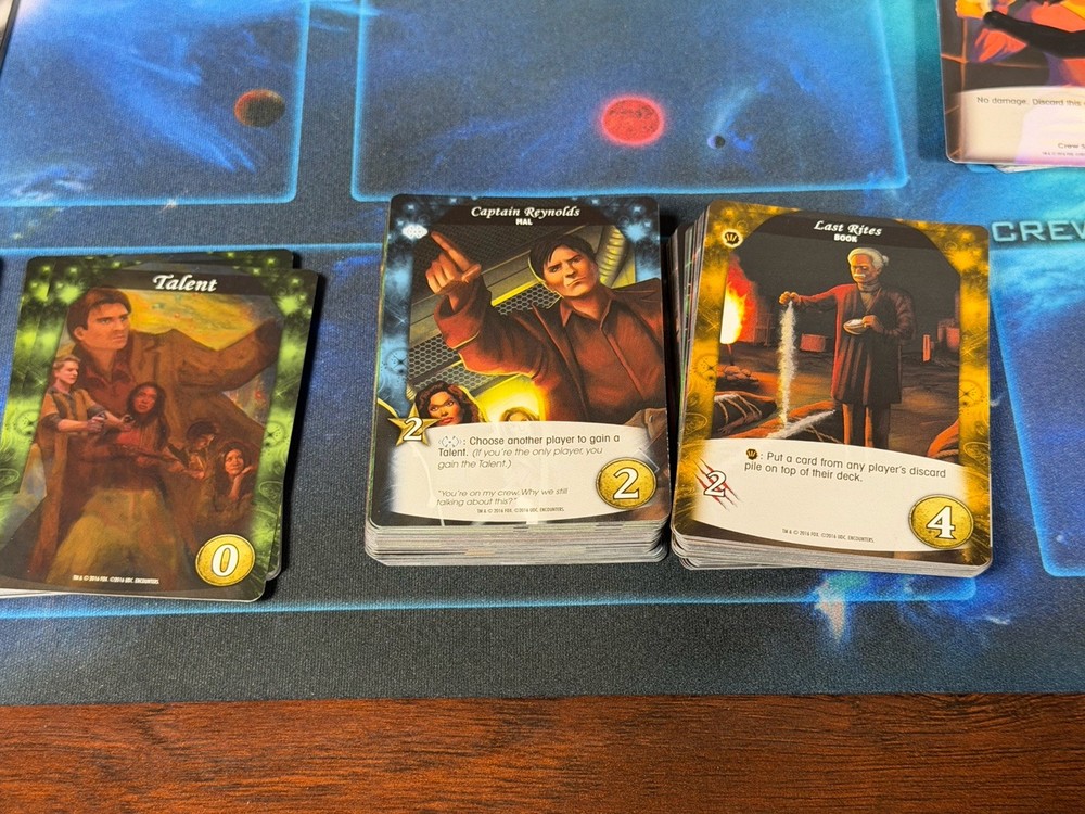 Legendary Encounters a Firefly Deck Building Game By Upper Deck Complete Used
