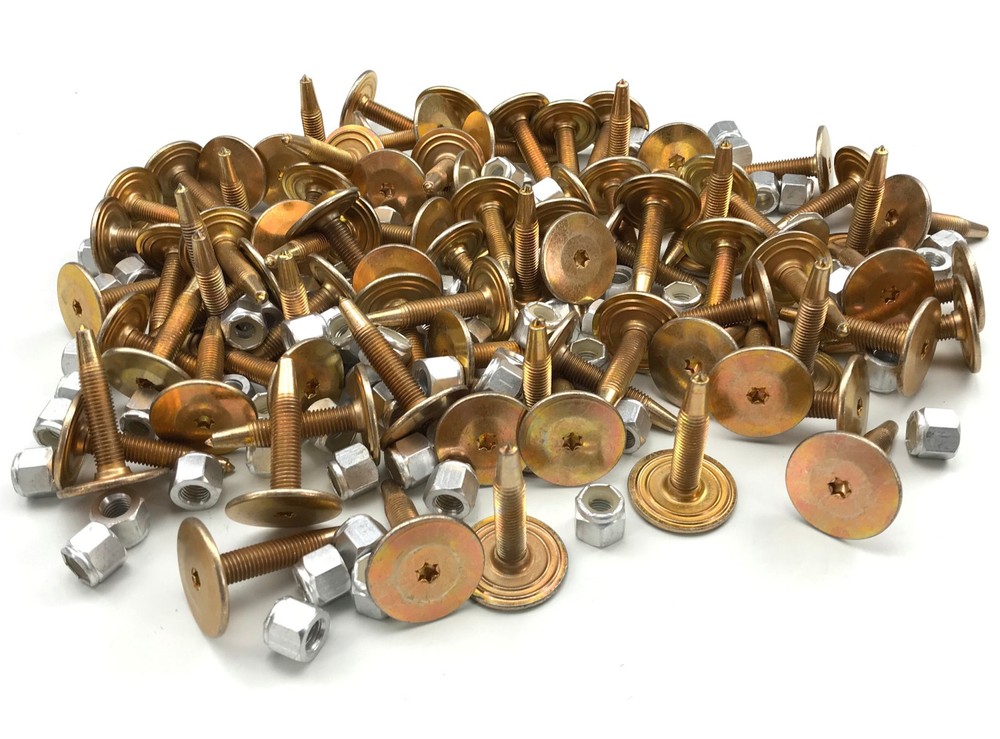 Stud Boy 1.375" Power Point Plus Studs w/Locknuts 96 Pack (2437-P3)