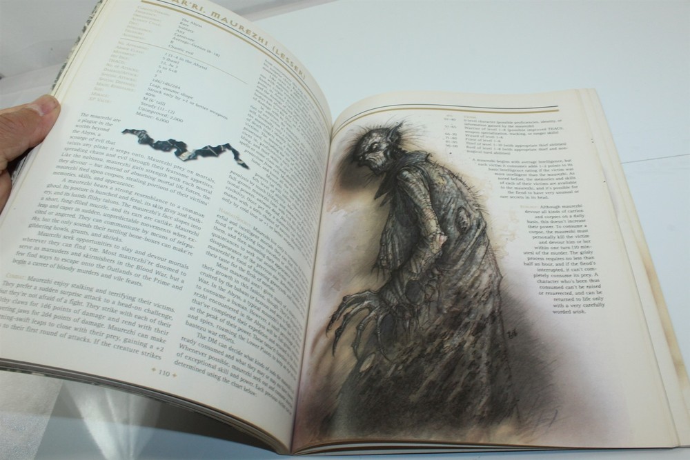 Vintage 1995 Advanced Dungeons & Dragons Monstrous Compendium Appendix II
