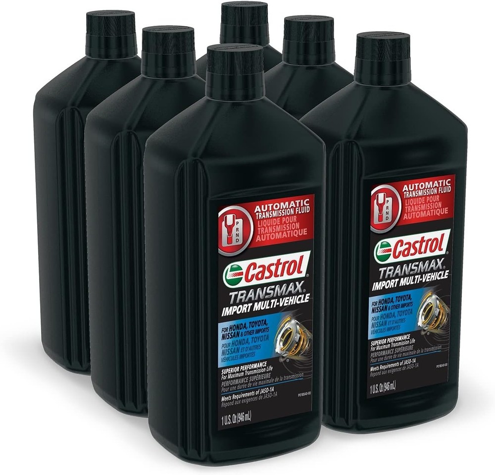 Transmax Import Multi-Vehicle Automatic Transmision Fluid, 1 Quart, Pack of 6