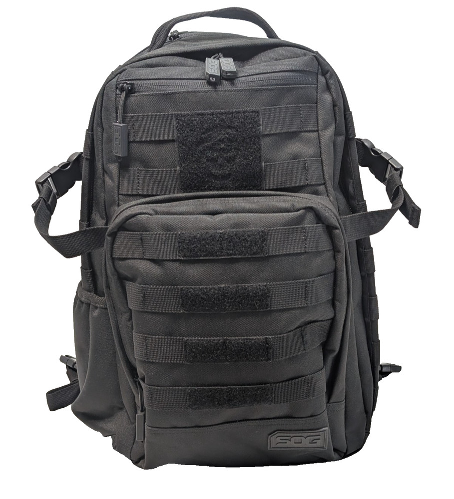 SOG Tactical Black Backpack Ninja Day Pack Storage Bugout Military - Preowned
