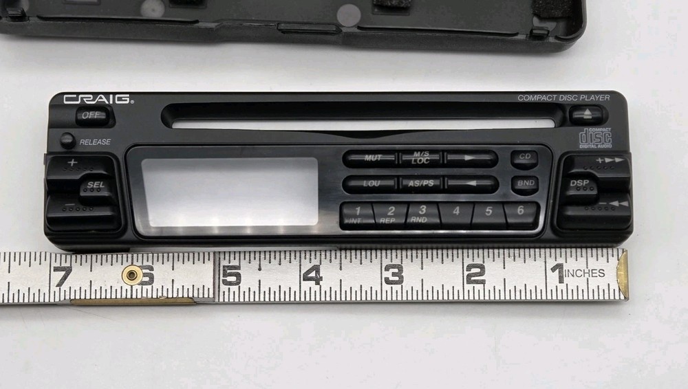 CRAIG Replacement Faceplate & Case For Car Stereo Compact Disc Player Untested
