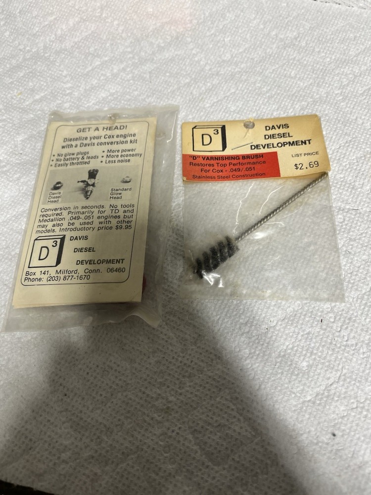 Cox Diesel Conversion for .049 / .051 engine