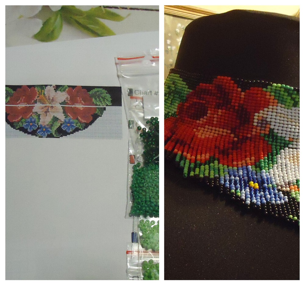 Kit for making a necklace gerdan. Beading Loom Pattern. #1