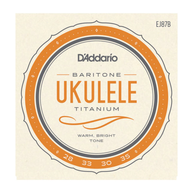 D'Addario Pro Arte Titanium Baritone Ukulele Strings; EJ87B
