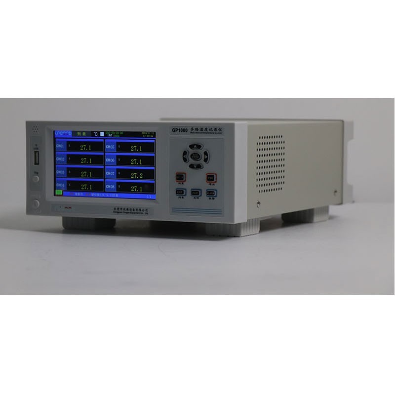 5-in LCD Temperature Data Logger Multi-Channel USB Temperature Recorder GP1000