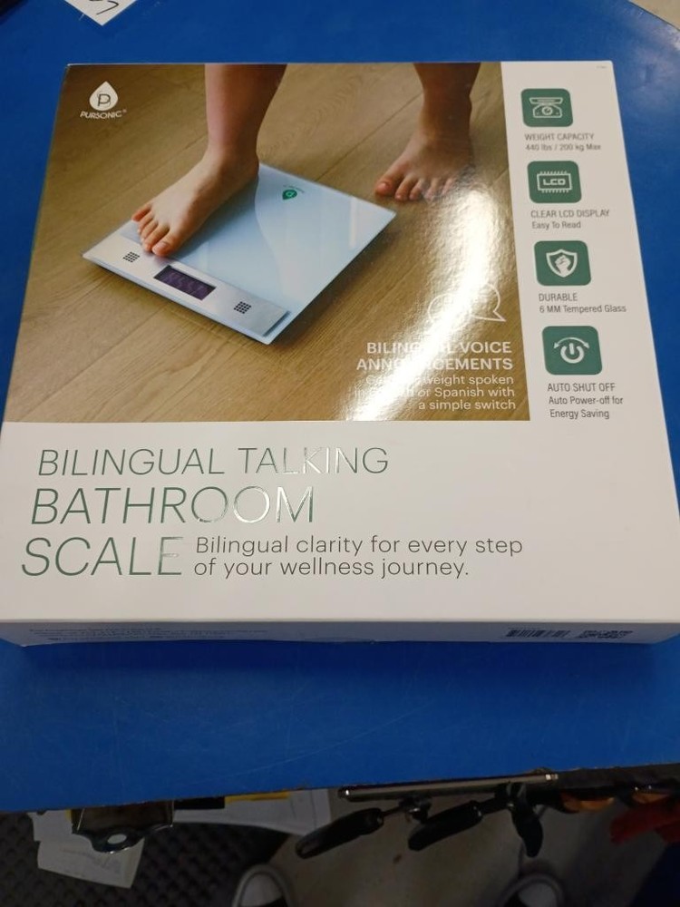 TALKING DIGITAL BATHROOM SCALE (J31004818)