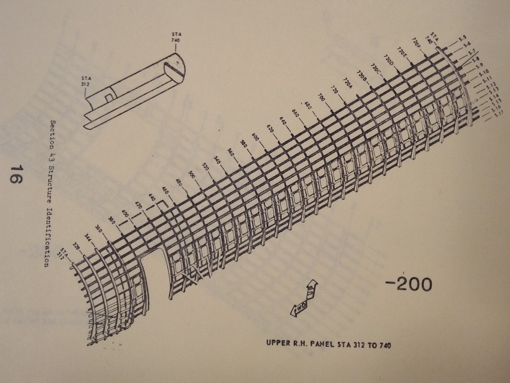 Mechanics Reference Station & Panels 727-100/200 Guide Handbook Manual