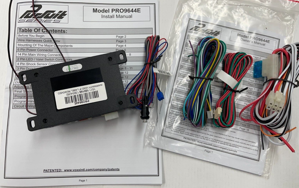 Pursuit PRO9644E Remote Start System Replacement Module PRO-9644E