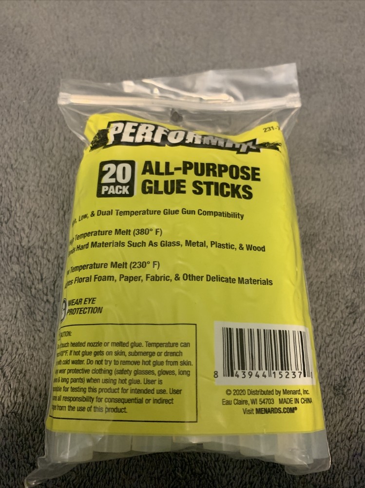 Performax 20 Pack All-Purpose Glue Sticks