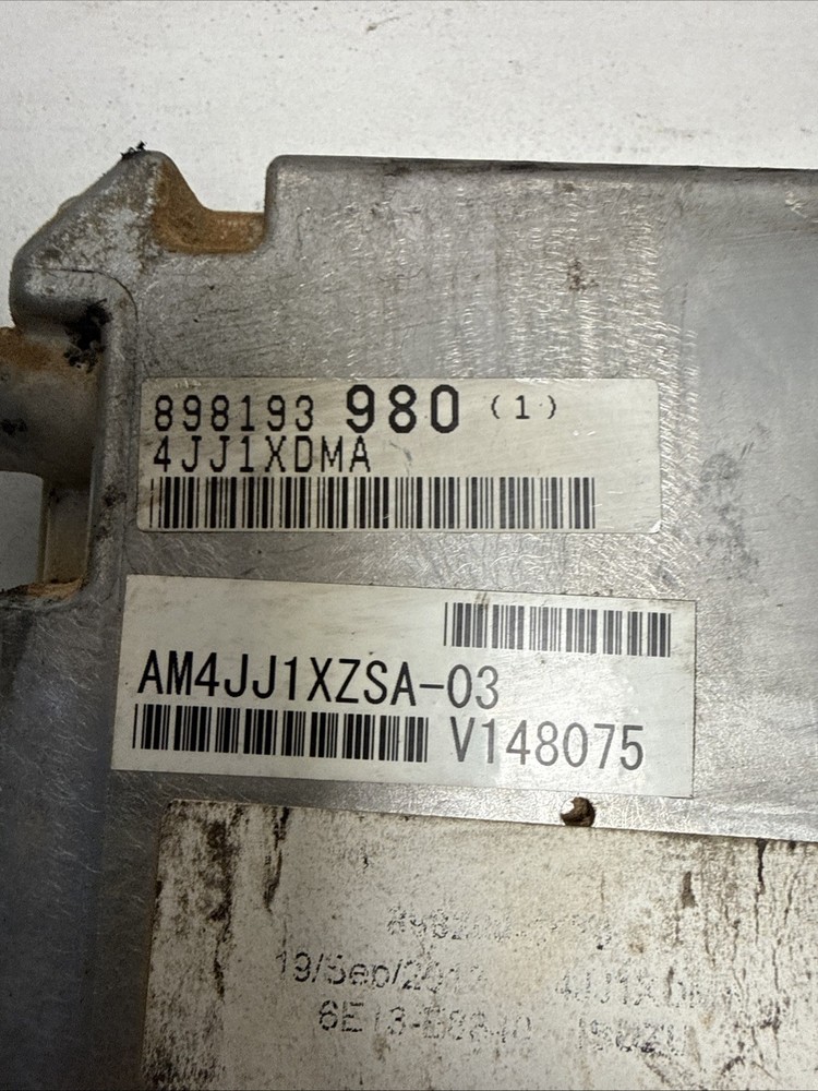 Isuzu ECM ECU 898193980 OEM Engine Control Module Diesel Computer Unit 4JJ1