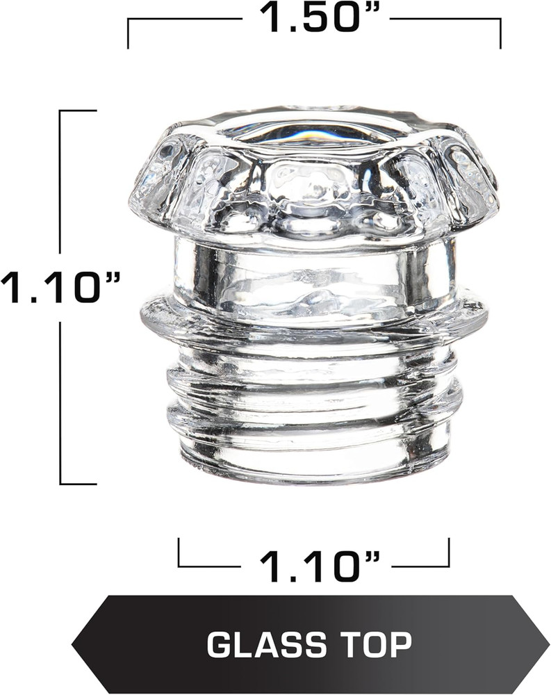 Coffee Percolator Glass Top Replacement - (Pack of 2)