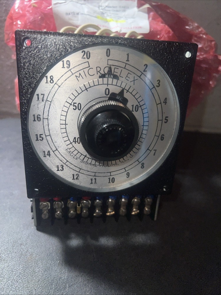 Eagle Signal HA43A6 Microflex Timer 0-20min 120v-ac Model 2J64