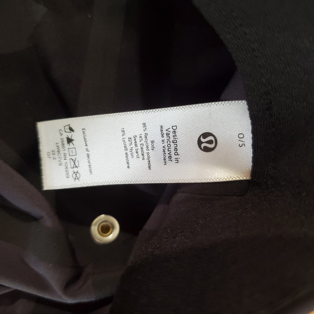Lululemon Adjustable Camouflage Black Gray Hat Baseball Cap O/S