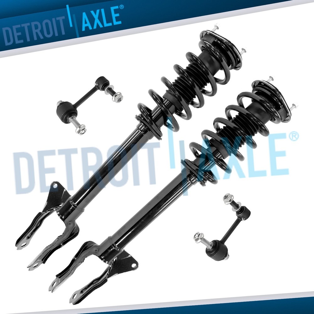 RWD Front Struts w/ Coil Spring Assembly Sway Bars for 2016 - 2021 Dodge Durango