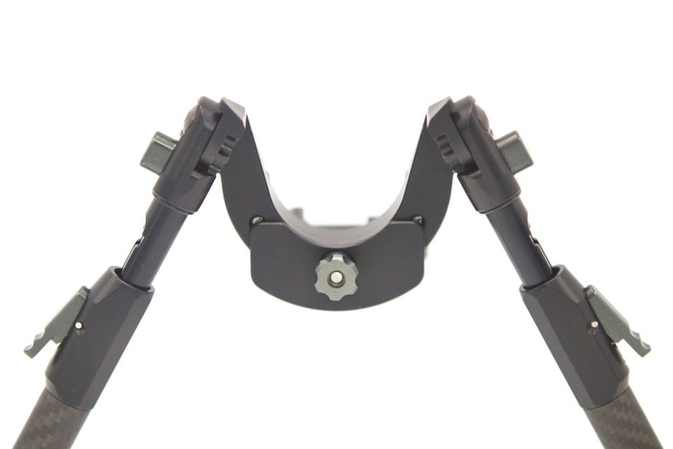 Tier One Carbon Arca Evolution Bipod, Black, Short/7in, T1BECA180