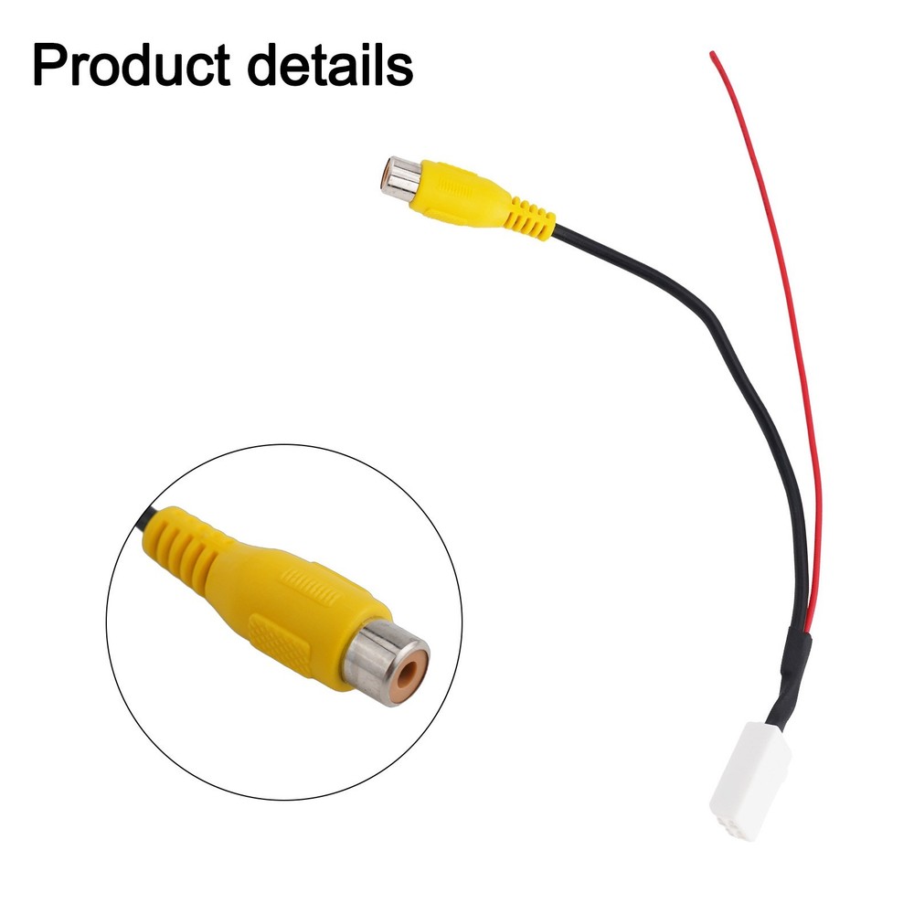 Reliable For Car Reverse Camera Input Adapter for Radio Installation