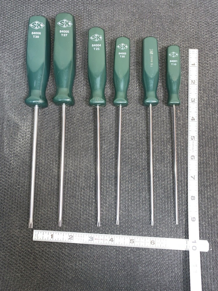 SK 6 Piece SureGrip Screwdriver Set lite use