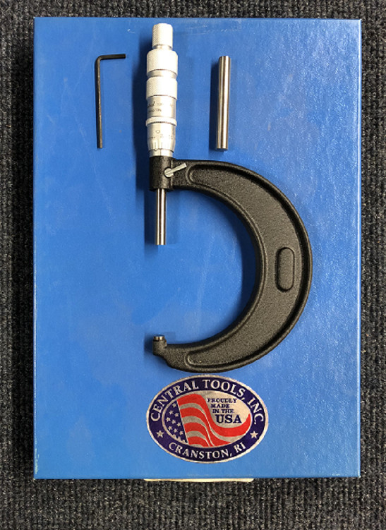 Pioneer Central Tools  Micrometer. 2-3" Range, .001" Graduations USA