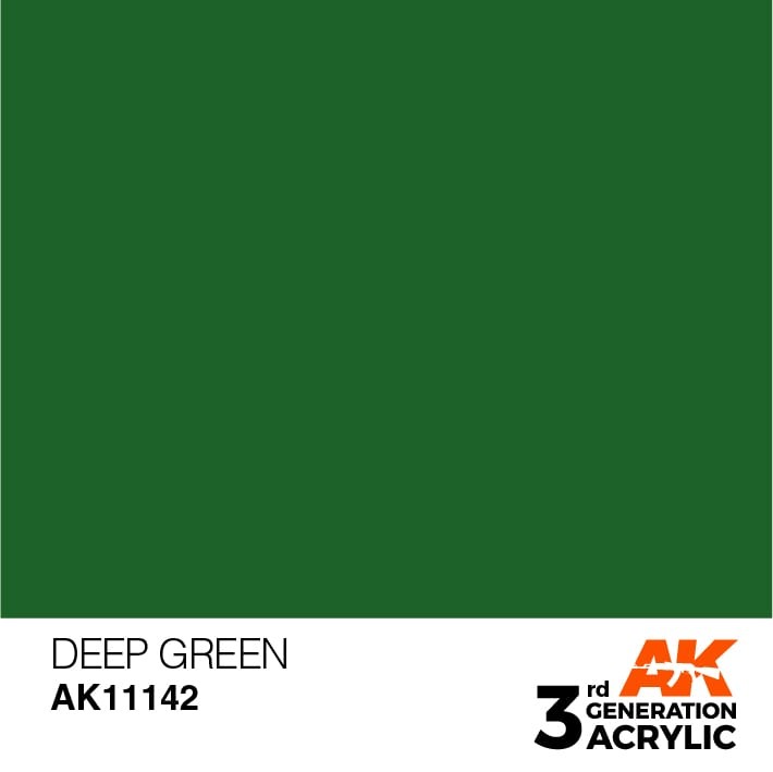 AK Interactive 3rd Gen Acrylic AK11142 Deep Green 17ml
