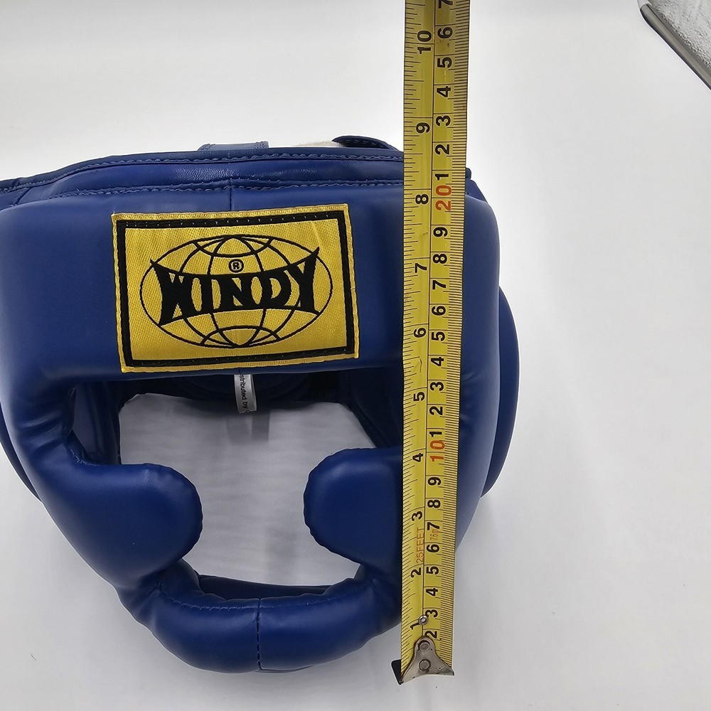 WINDY Full Face Sparring Head Gear Hook Loop Boxing MMA Muay Thai Size Regular