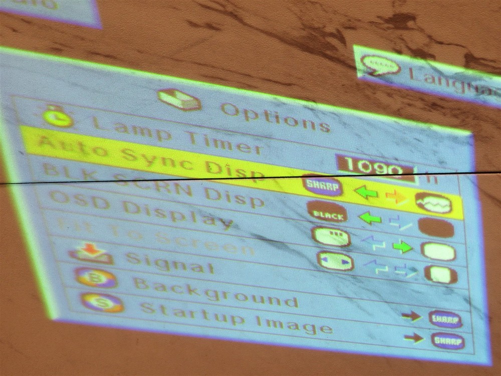 Sharp Notevision LCD Projector XG-NV5XU 1090 Lamp Hours